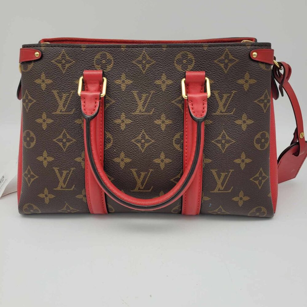 Louis Vuitton Monogram Canvas Soufflot with Red Trim - Picture 2 of 15